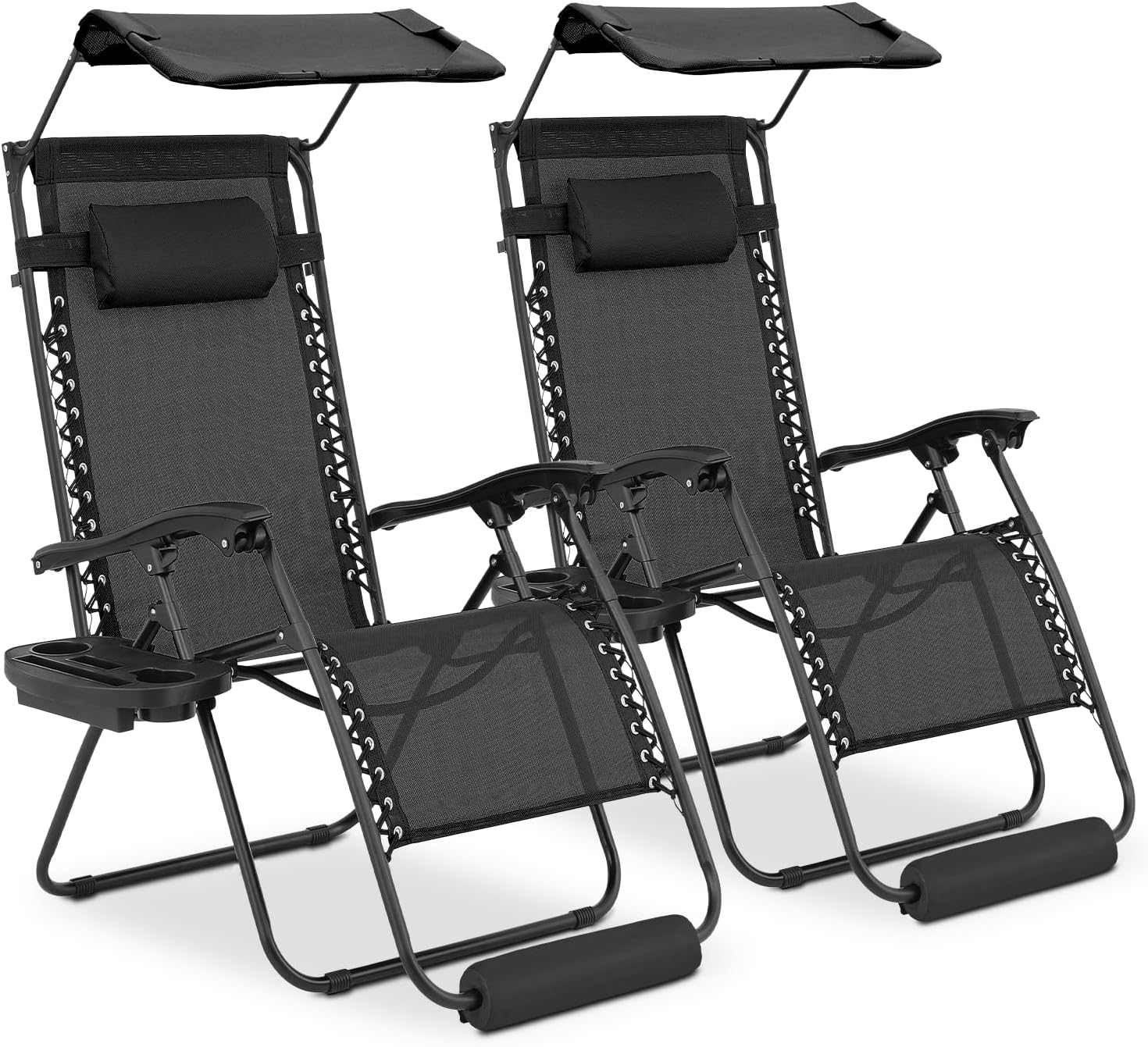 MoNiBloom 29-Inch Oversized Zero Gravity Chairs Set of 2, Patio Anti Gravity Recliner, XL Foldable Outdoor Lounger with Cup Holder Tray, Headrest and Footrest for Beach Camping, Cream MoNiBloom 29-Inch Oversized Zero Gravity Chairs Set of 2, Patio Anti Gravity Recliner, XL Foldable Outdoor Lounger with Cup Holder Tray, Headrest and Footrest for Beach Camping, Cream