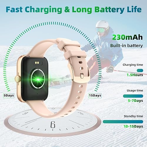 Miniatura 8 de 1.81"Smart Watch for Men Women with Bluetooth Call, Smartwatch for Android iOS Phone with Blood Oxygen Heart Rate Sleep Monitor, Fitness Tracker