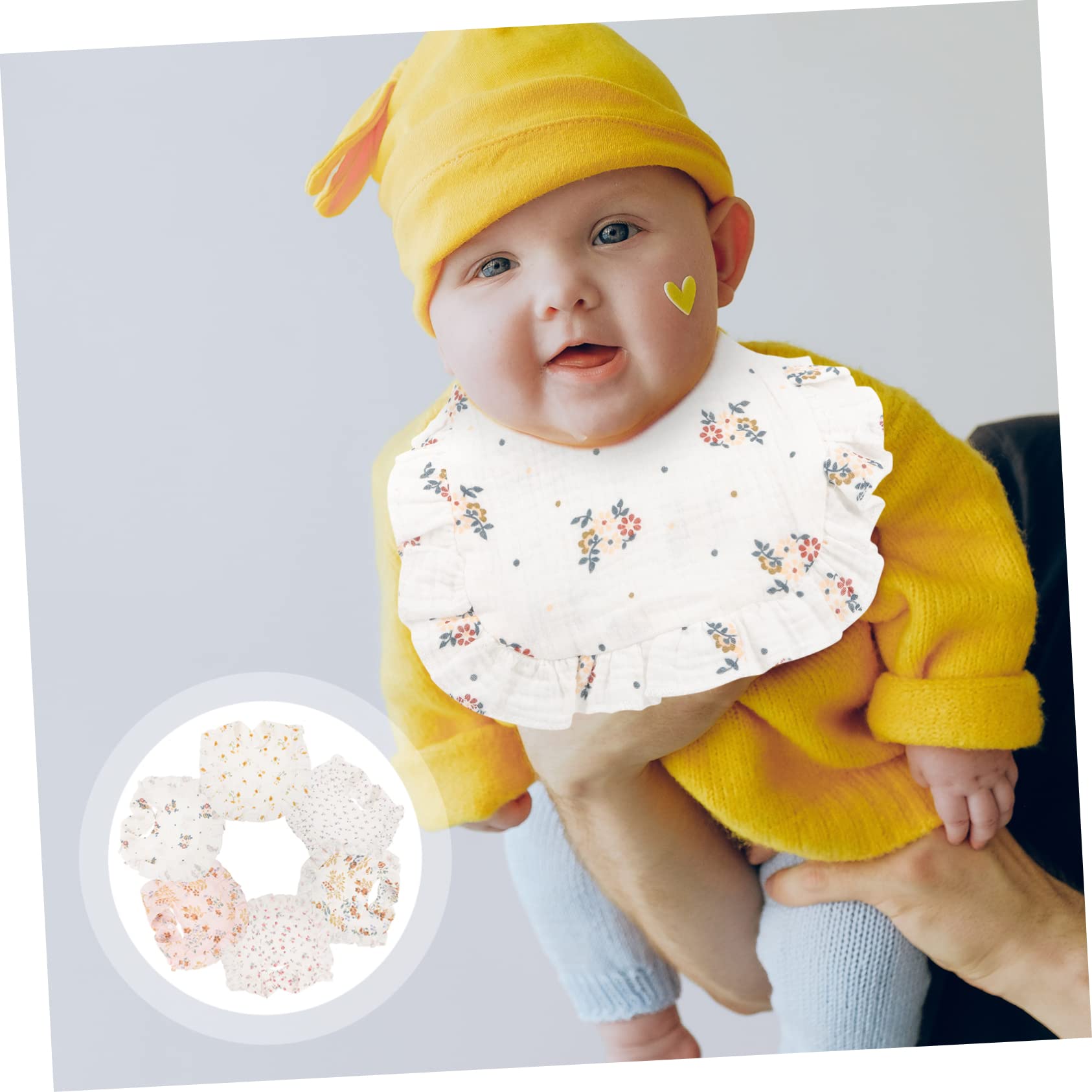 Toyvian 18 Sztuk woreczek na ślinę dla dziecka bawełniane śliniaki bandany bawełniane śliniaki dla niemowląt śliniaczki dla dziewczynki śliniaki na ząbkowanie śliniące się śliniaczki gaza