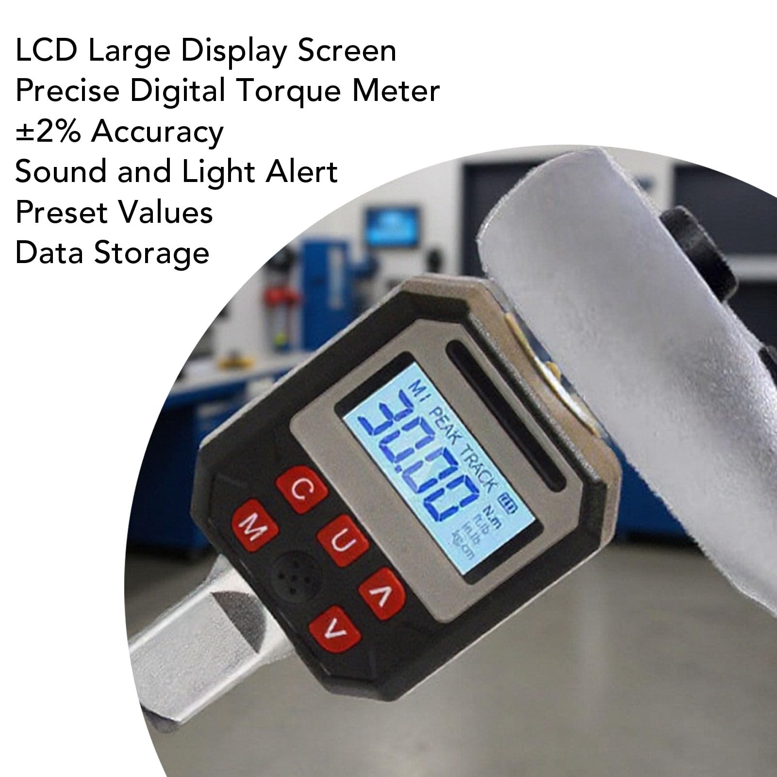XUMIUZIY Adattatore di Coppia Digitale 1/2 Pollice 10-200 Nm