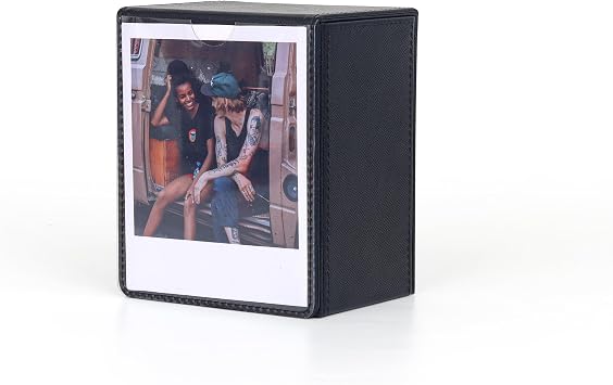 Picture Frame Storage Box for Instax Wide 300/400 & Polaroid 600 Film Black