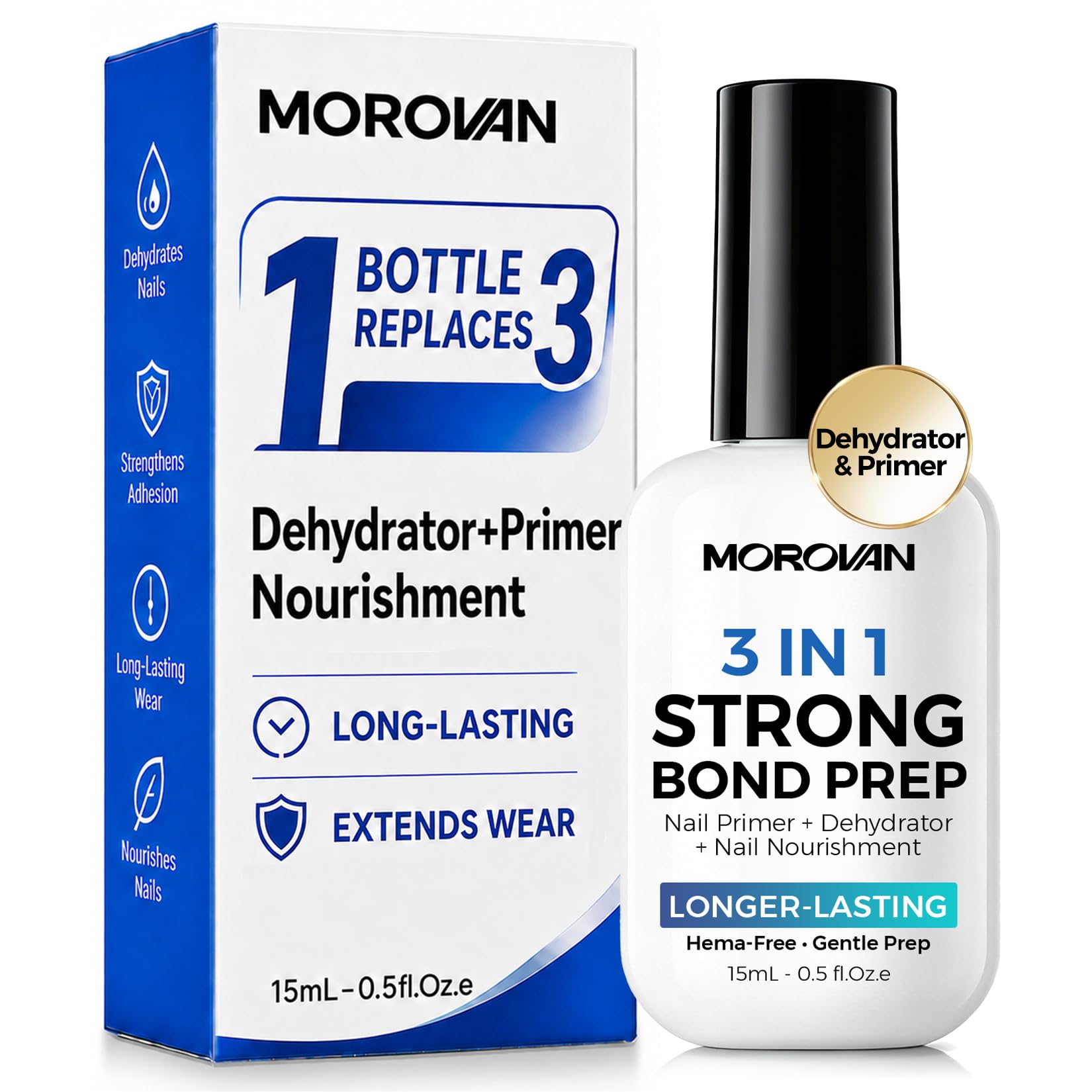 Morovan 3-in-One Nail Dehydrator and Primer
