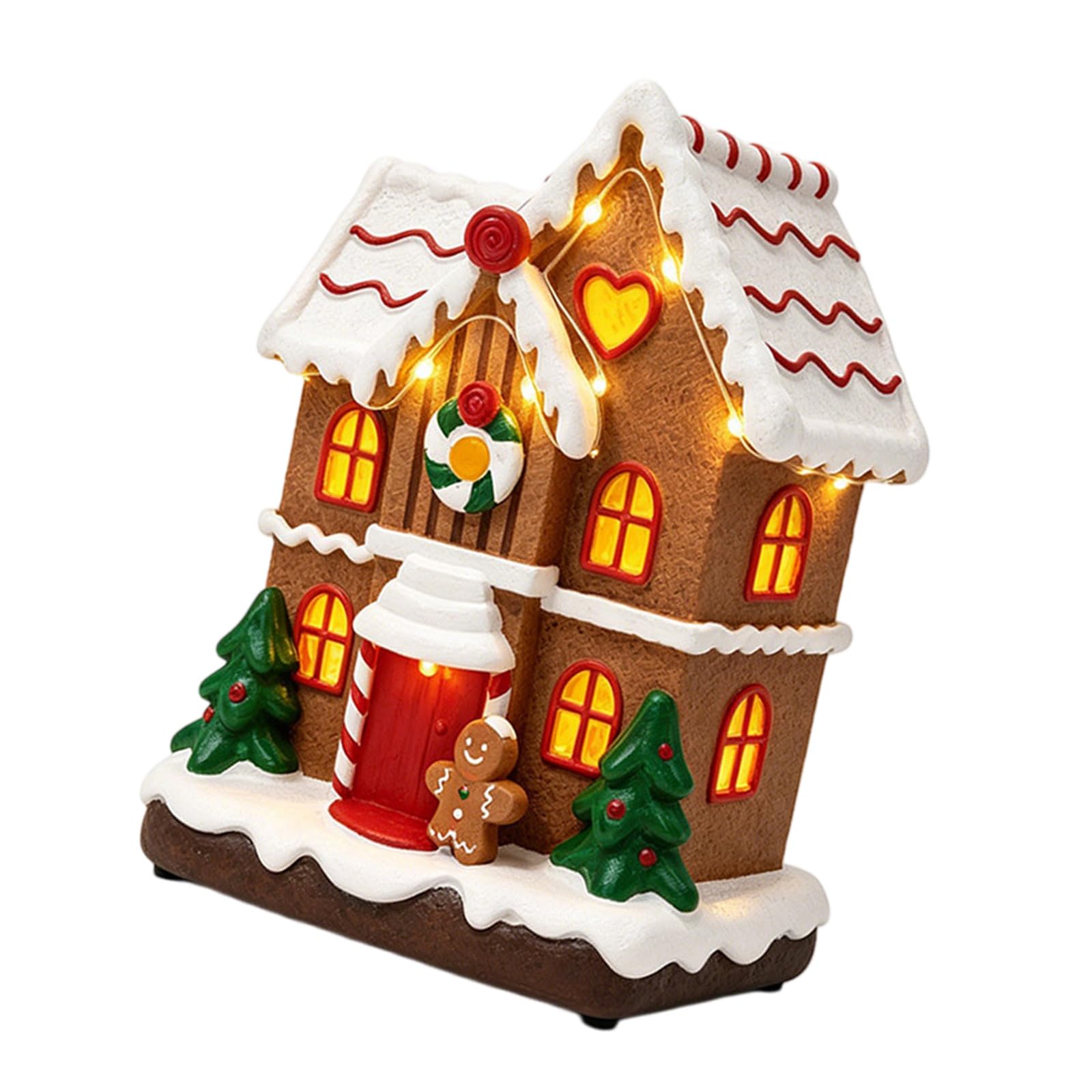 our fave LED Illuminated Musical Gingerbreads House with 8 Joyful Tunes for Seasonal Home Decoration Christmas Ornament Musical Christmas Deck