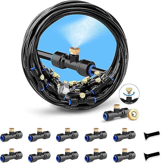 homenote Misting Cooling System 75FT (23M) Misting Line