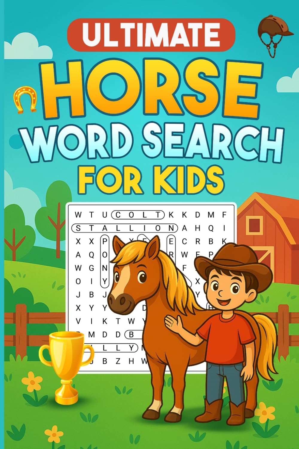 Ultimate Horse Word Search for Kids