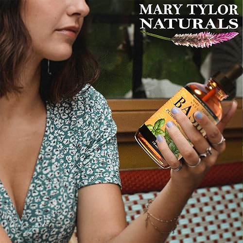 Miniatura 5 de Aceite esencial de albahaca (1 onza), grado terapéutico superior, de la marca Mary Tylor Naturals, 100% puro y natural, perfecto para aromaterapia,