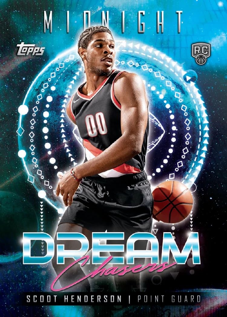 Caja de Tarjetas coleccionables de Baloncesto Midnight 2023/24 (3 autógrafos cromados por Caja de Pasatiempos)