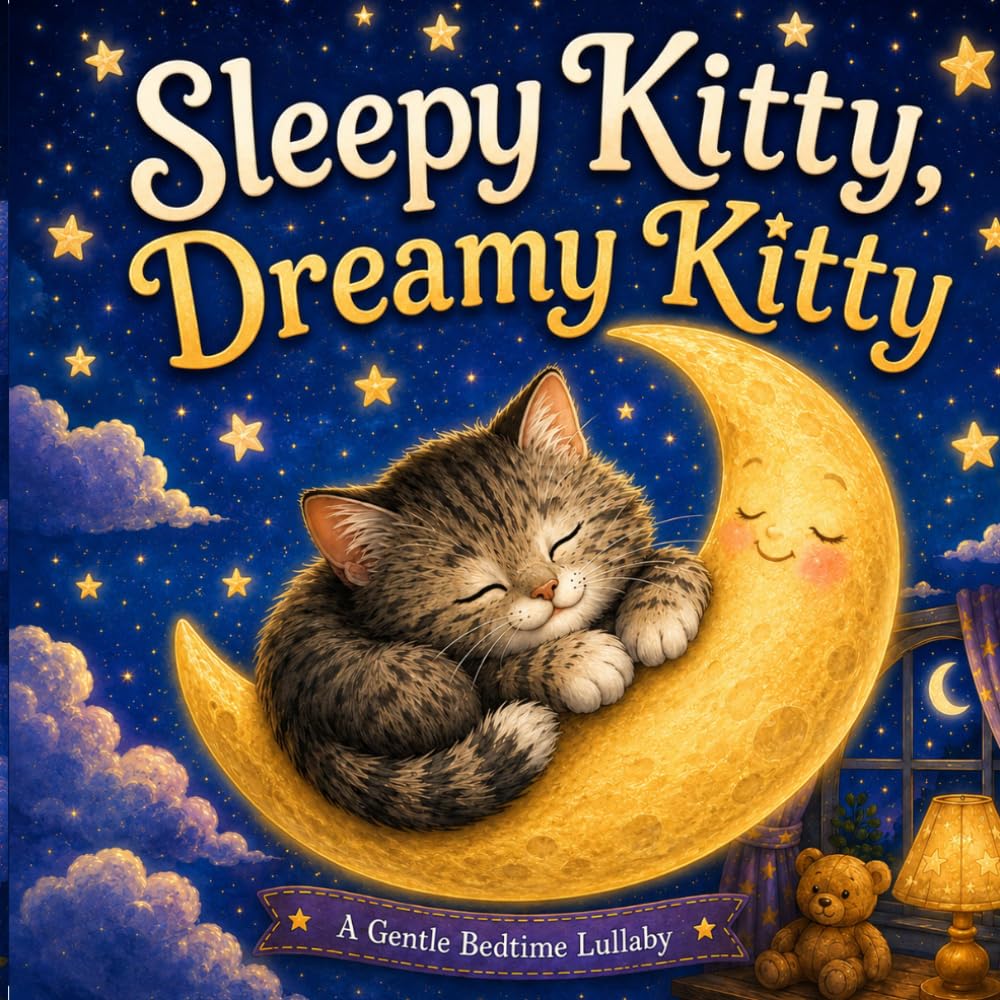 Sleepy Kitty, Dreamy Kitty: A Gentle Rhyming Read-Aloud Bedtime Story for Children Ages 2–7