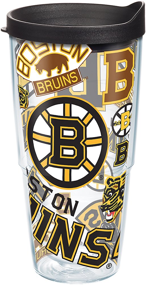 Tervis Made in USA Double Walled NHL Boston Bruins Insulated Tumbler Cup Keeps Drinks Cold & Hot, 24oz, All Over