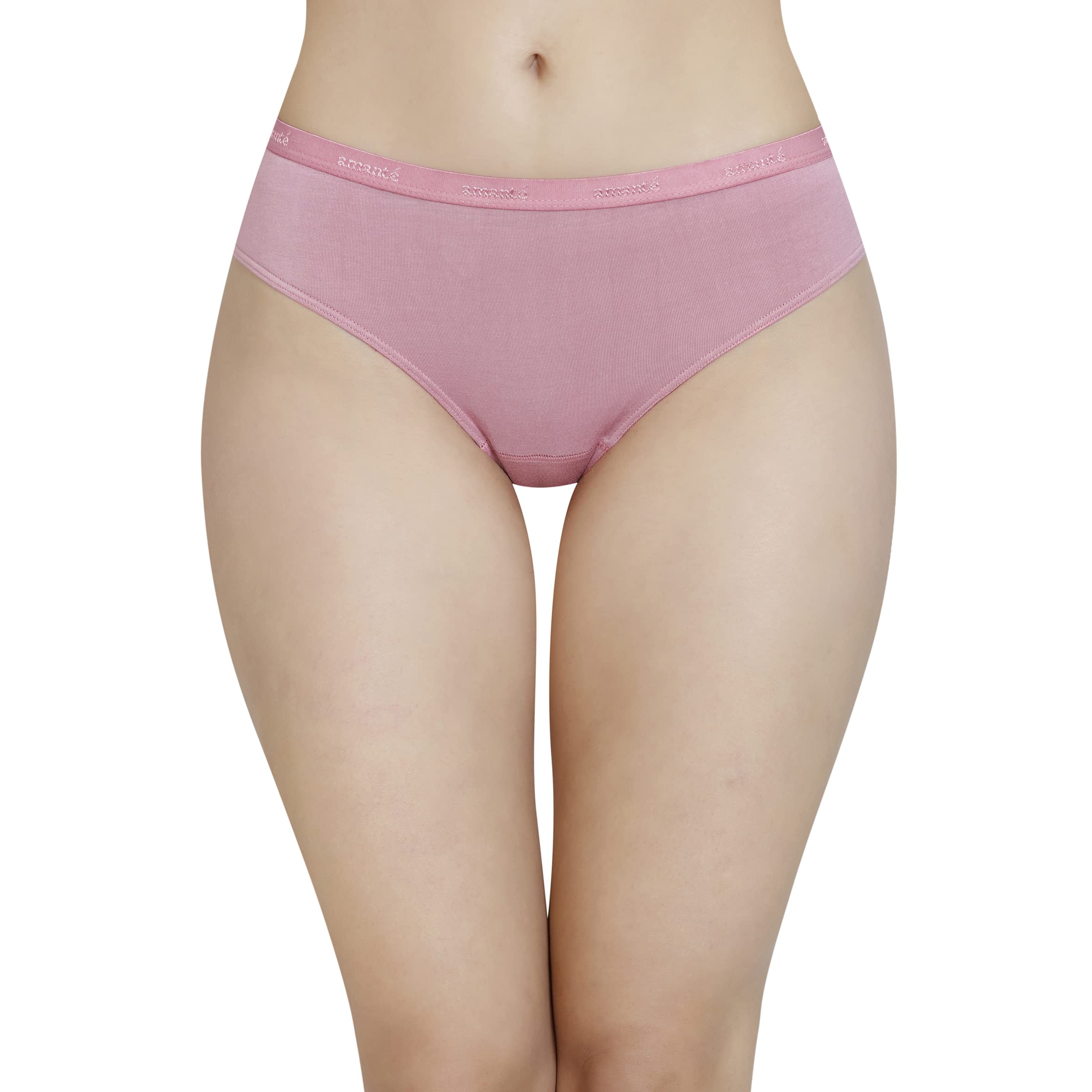 amante Solid Mid Rise Three-Fourth Coverage Bikini Panty-picture-53