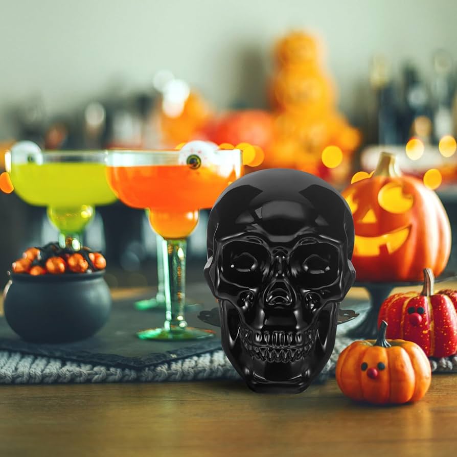 ハロウィン ドクロ 置物 ガラス製 3個セット 希少品 国内発送 入手困難 楽天市場】ハロウィーンのカラスの頭蓋骨 り怖い頭蓋骨 頭蓋骨