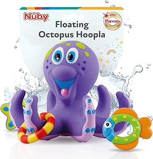 Nuby Octopus Floating Bath, 1 Count ( Pack of 1)