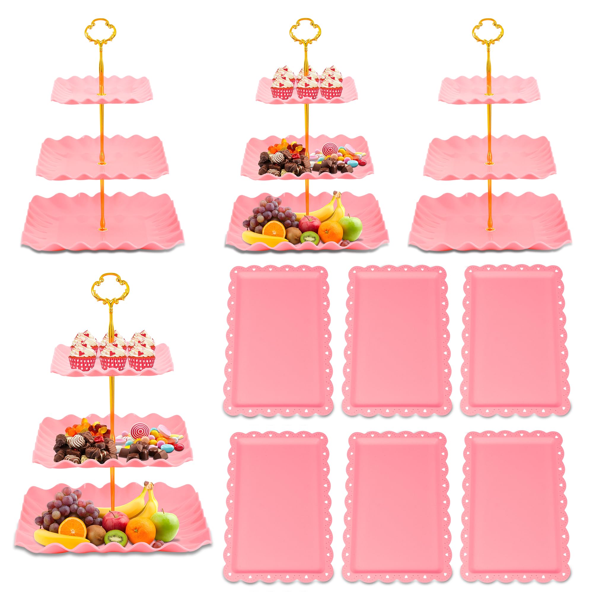 Photo 1 of DIDROOM 10-Pack Dessert Table Display Set