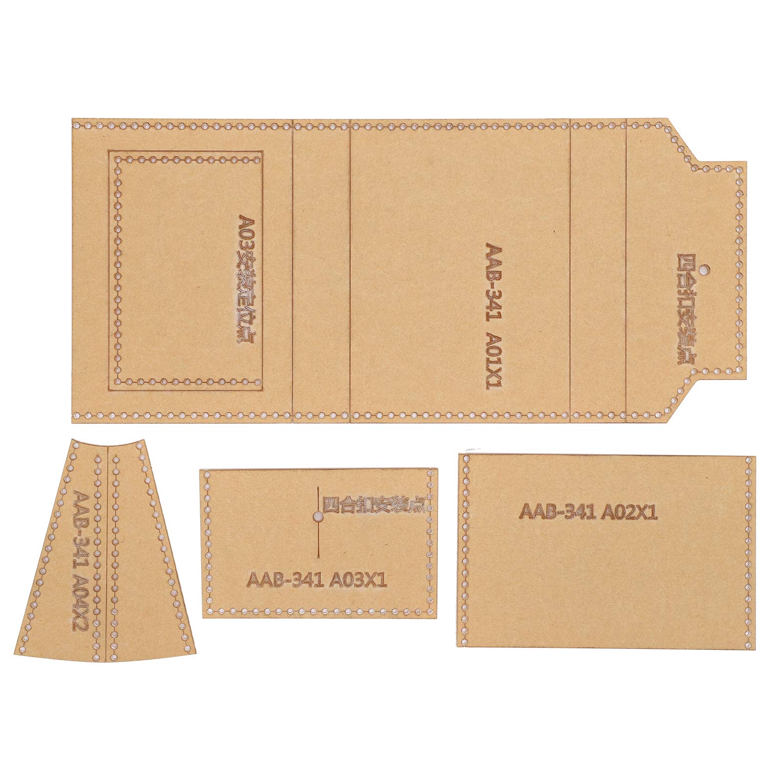 Acrylic Templates for Leatherwork, Acrylic Leather Pattern, Easy To Save for DIY Handââ‚¬â€˜Made Leather Beginner DIY Handmade