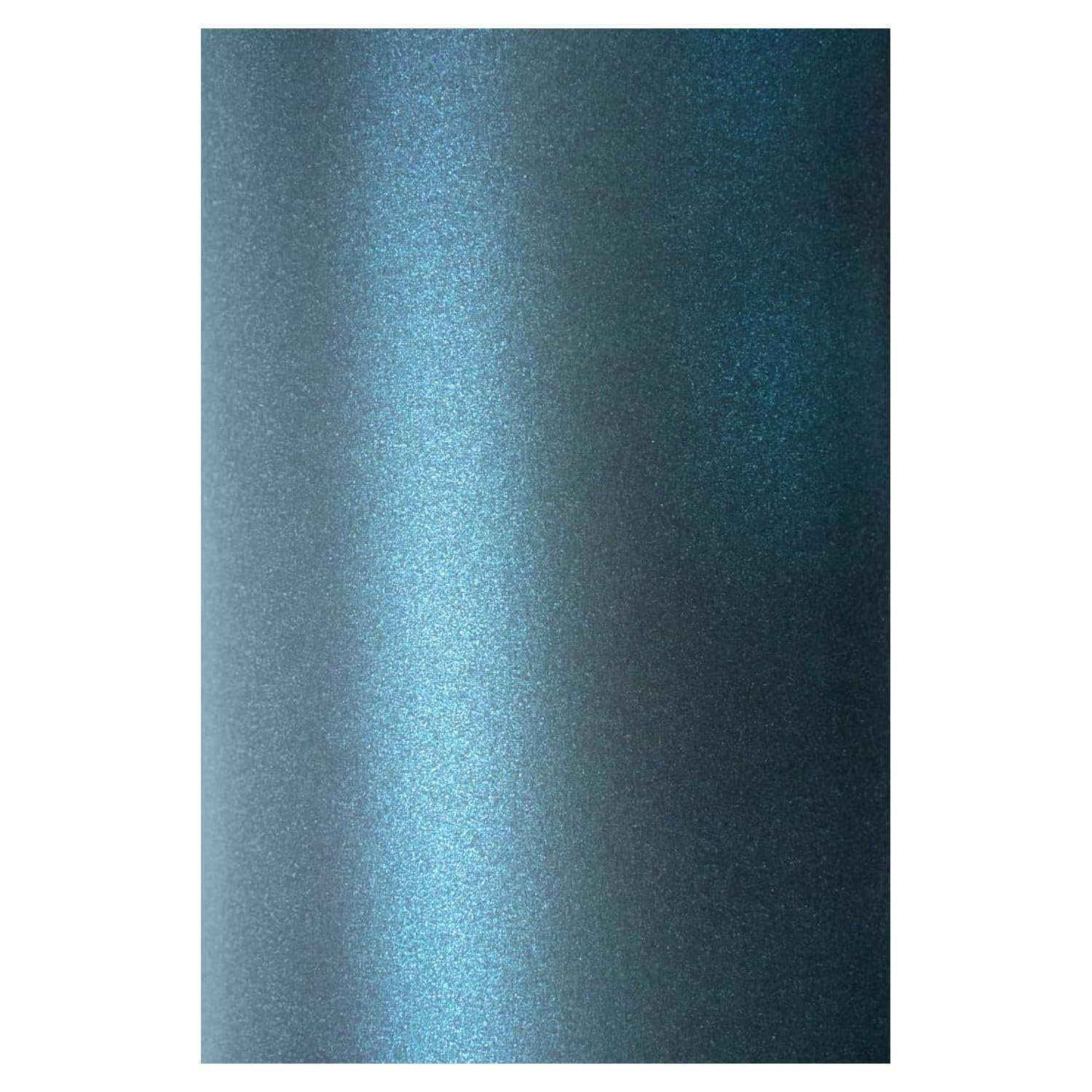 Netuno 20x Dark Blue Pearlescent Paper 120gsm A4 210 x 297 mm 8.3 x 11.7 in Aster Metallic Dark Blue Elegant Shimmer Paper Metallic Card for Wedding Invitations Scrapbooking Greeting Cards brochures