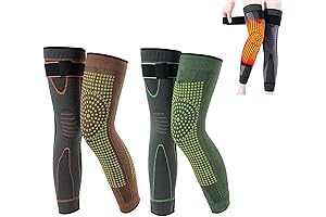 Radiofrequency Herbal Thermal Knee Relief Sleeve (2 Pairs, A/XXL 90-110kg)