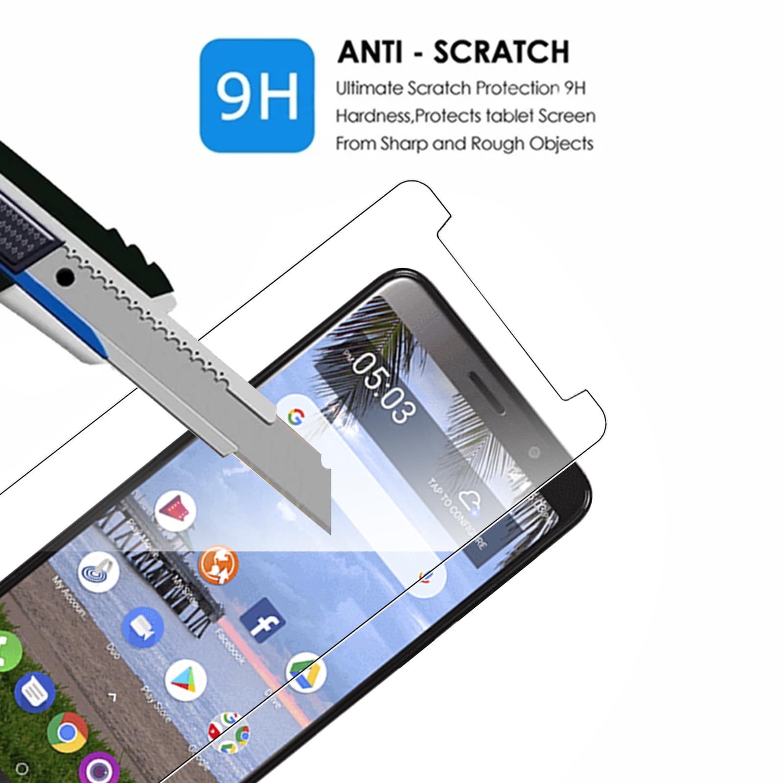 Tempered Glass Film Screen Protector For Boost Mobile LG K51 LM-K500UM