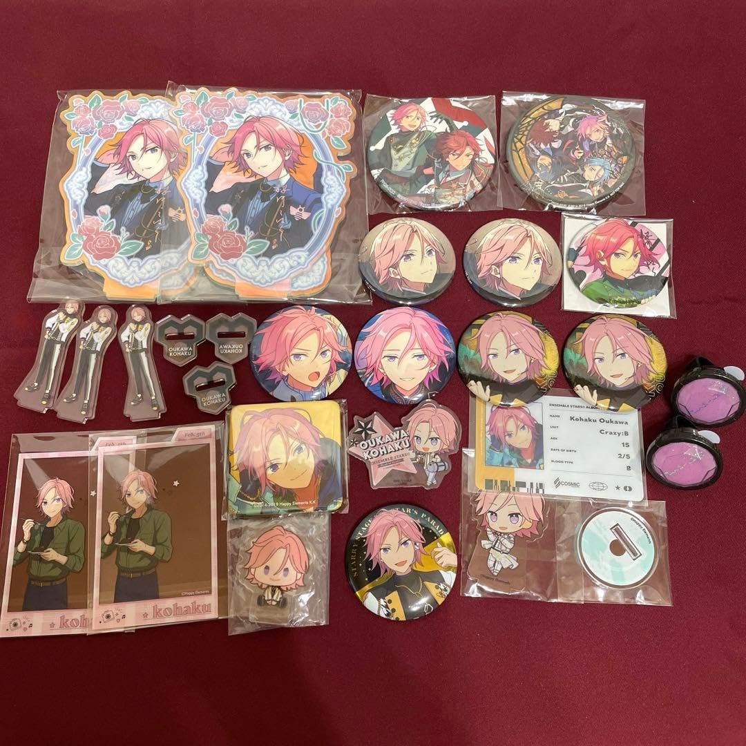 あんスタ 桜河こはくセット アルバム 缶バッジ アクスタ まとめ