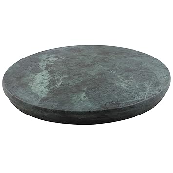 Amazing Stones Marble Rolling Board Chakla, Green, 10 Inch