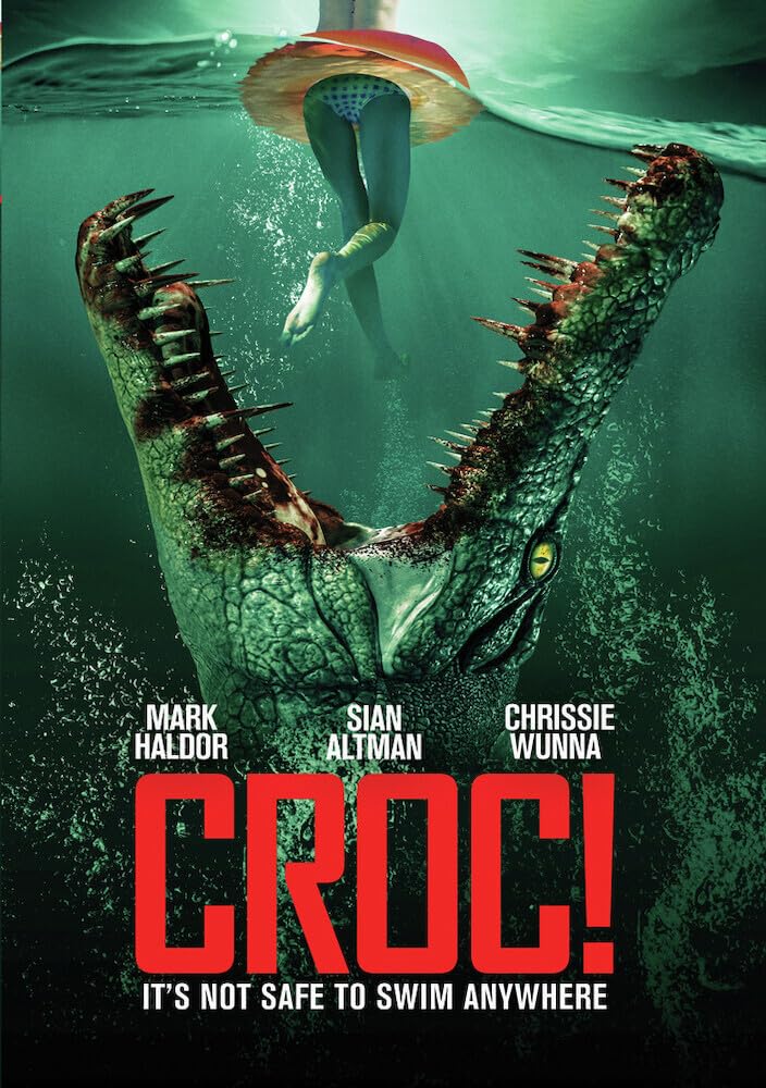 Película Croc en DVD importación USA para coleccionistas de cine de terror