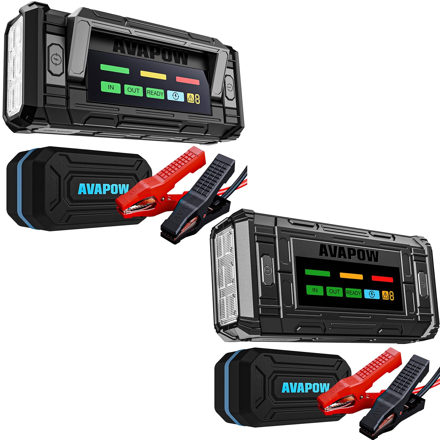 2025 New Models Avapow TJ58 Jump Starter 8000a with Avapow TJ18 Jump Starter 3000a