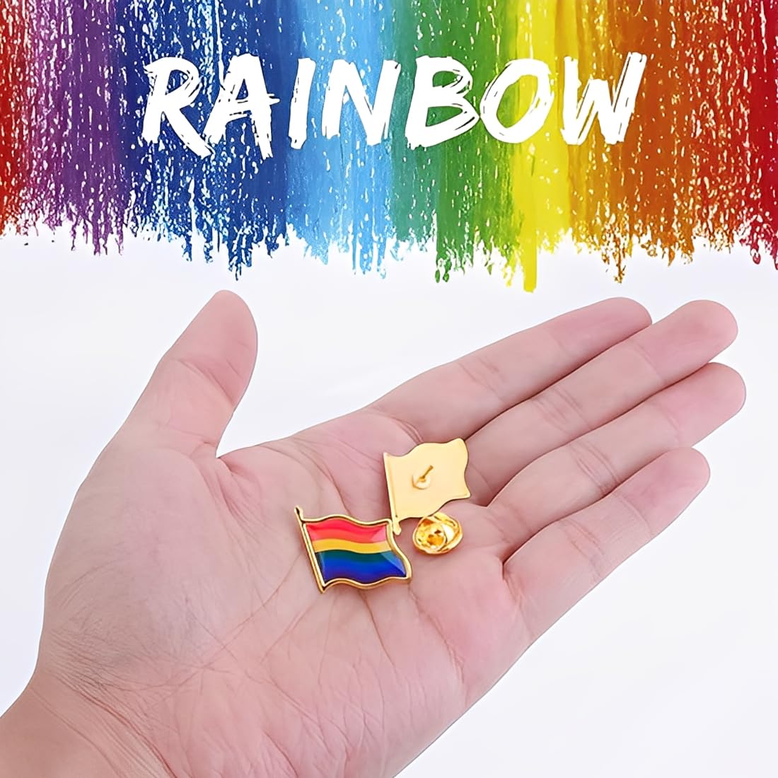 Broches Arcoíris LGBT Pack 16 Pines Decoración Mochila Chaqueta Bolso
