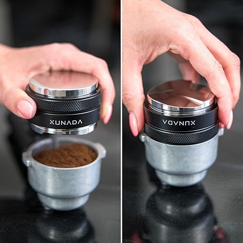 Miniatura 6 de XUNADA Distribuidor y manipulador de café de 2.295 in, funciona con todos los portafiltros de 2.283 in, manipuladores de manos de espresso,