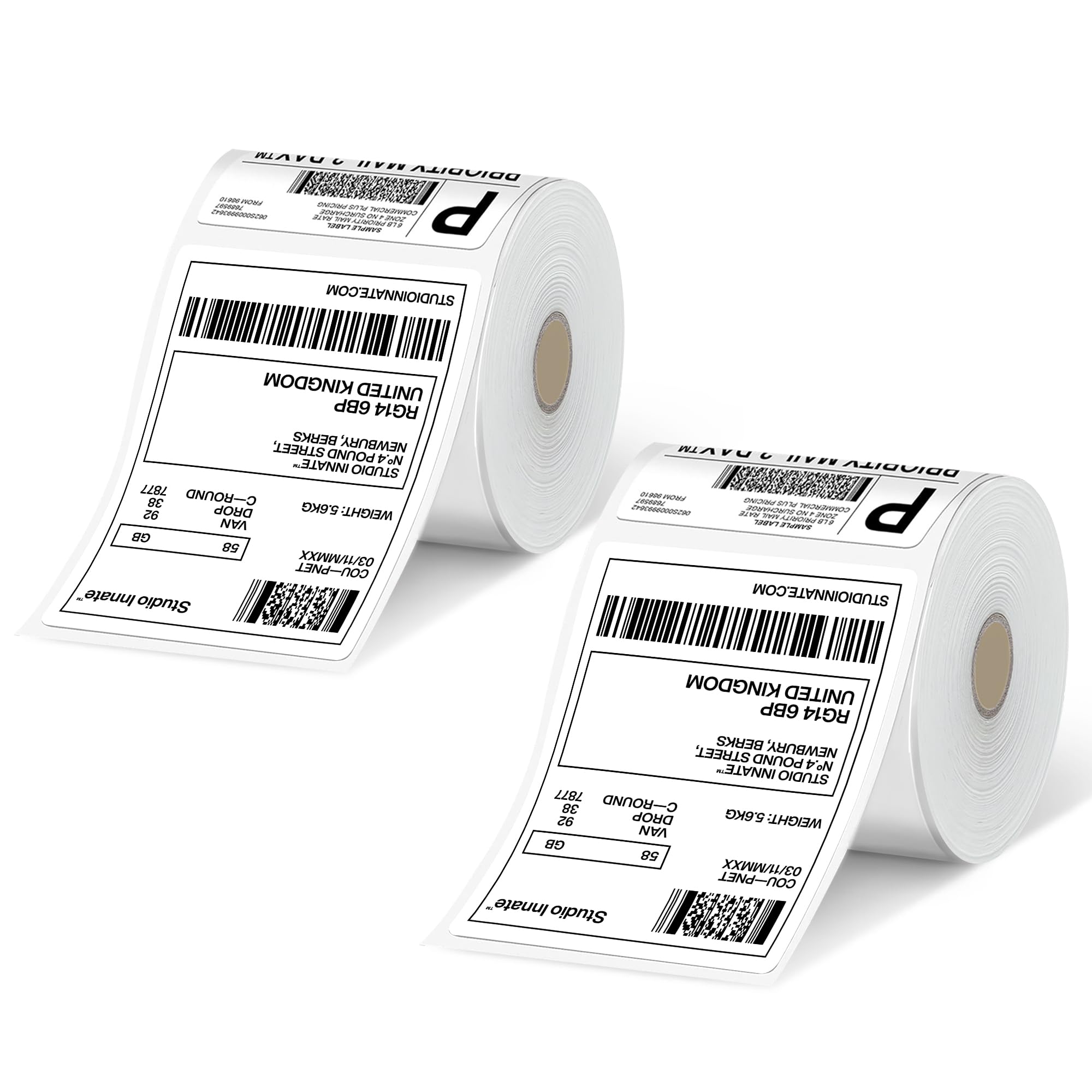 Anycash 4x6 Thermal Labels, Shipping Address Label, Compatible with Most Thermal Printers, (Pack of 1000 4x6 Shipping Roll), Commercial Grade
