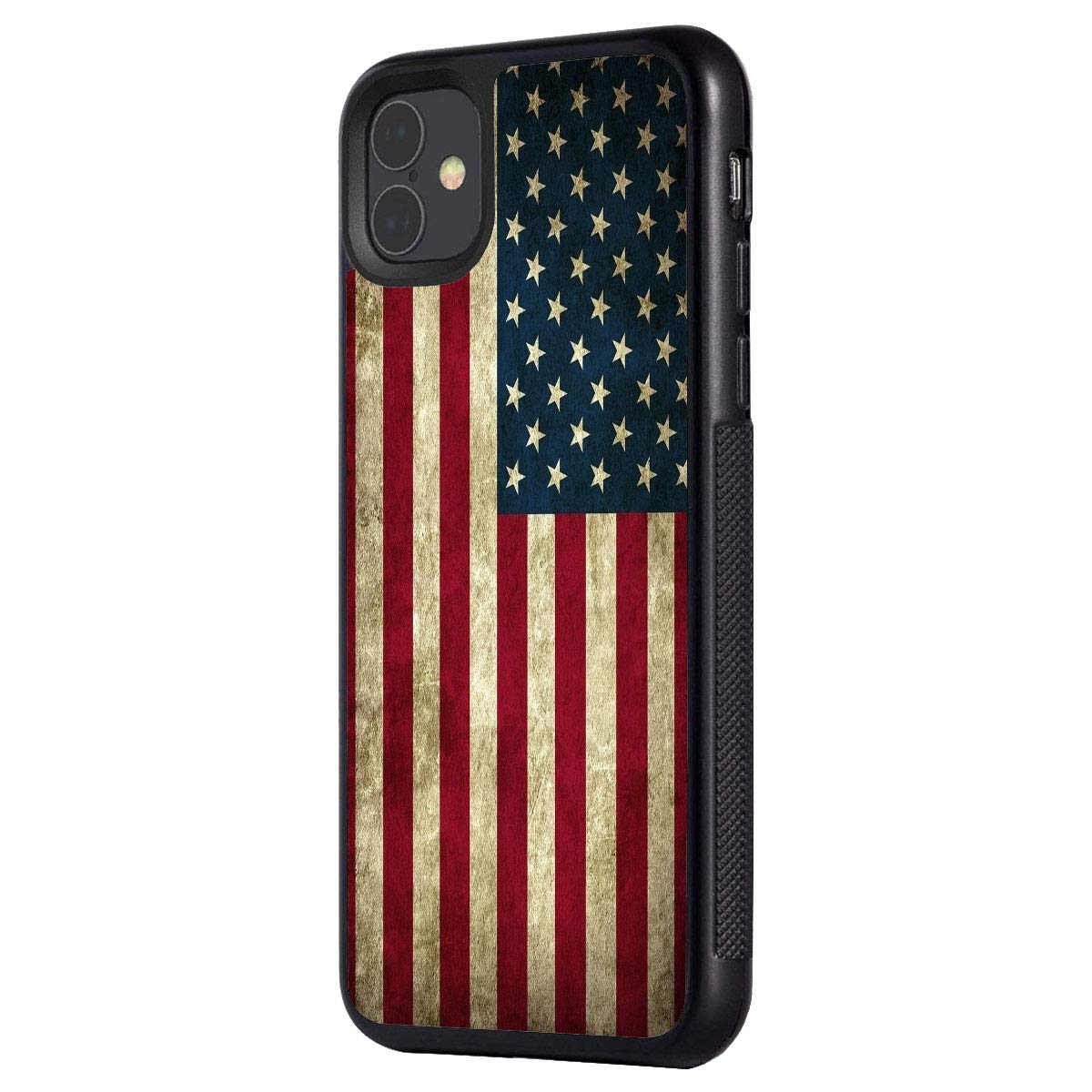 iPhone 11 Case,BOSLIVE Retro American Flag Background Design TPU Slim Anti-Scratch Protective Cover Case for iPhone 11 6.1 Inch (2019)
