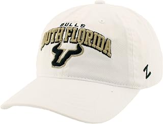 ZHATS NCAA Unisex-Adult NCAA Officially Licensed Hat Scholarship Classic White