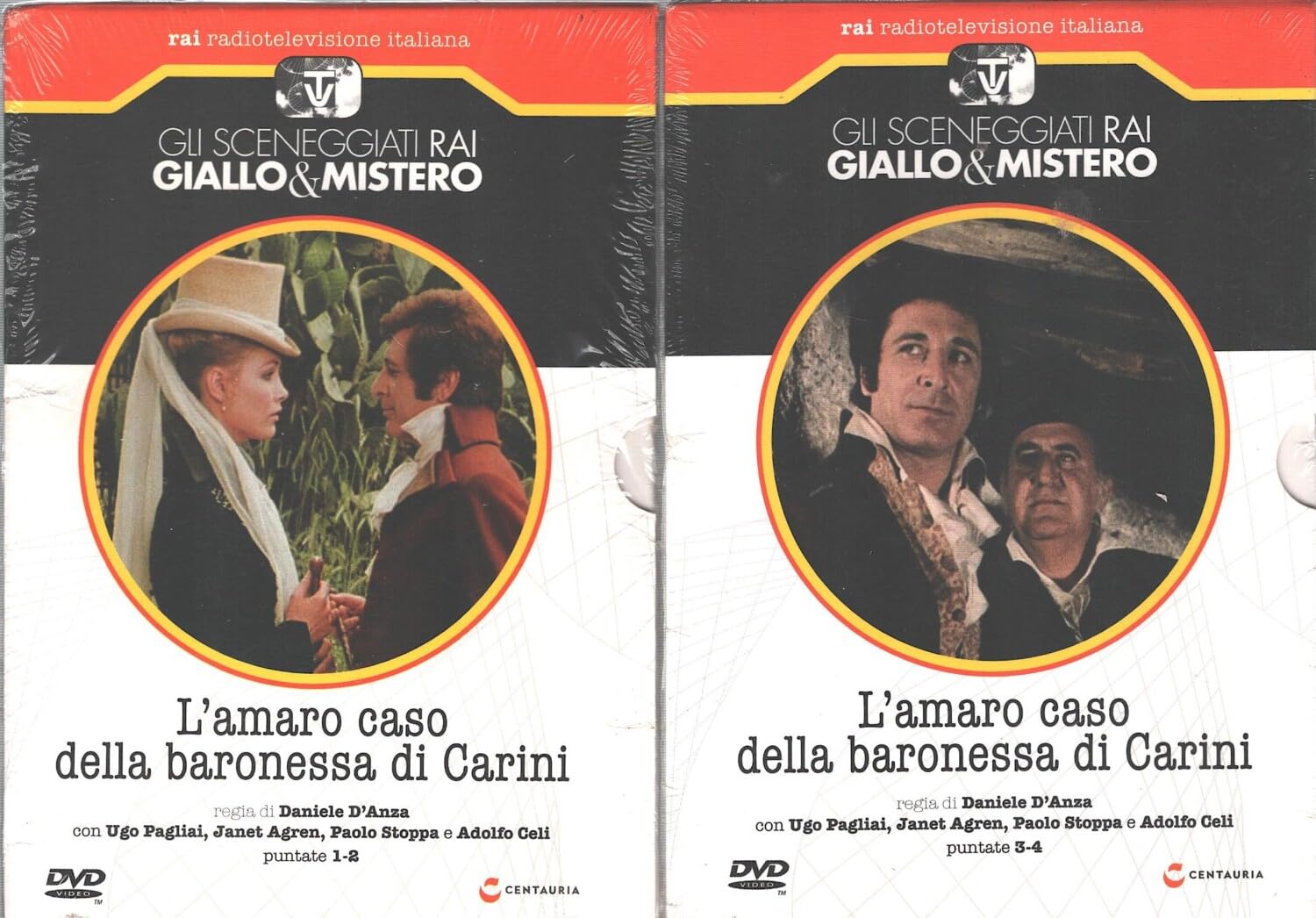 L'amaro caso della baronessa di Carini - Miniserie TV Completa DVD RAI (Episodi 1-4) (2 DVD) Sceneggiati Rai Giallo & Mistero - Versione da edicola DVD in Italiano