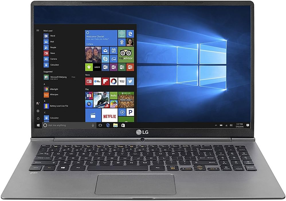 Electronics LG gram 15Z970-A.AAS7U1 15.6" Traditional Laptop (Dark Silver)
