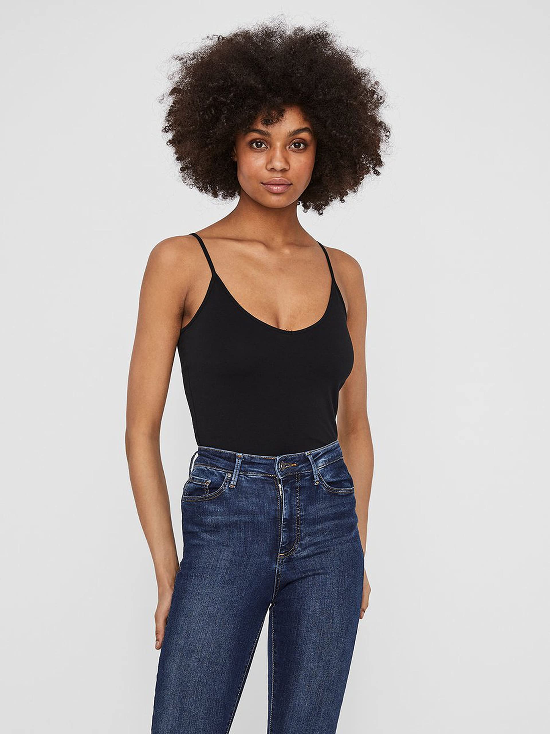 VERO MODA Vmmaxi My Soft V Singlet Noos Top pour Femme
