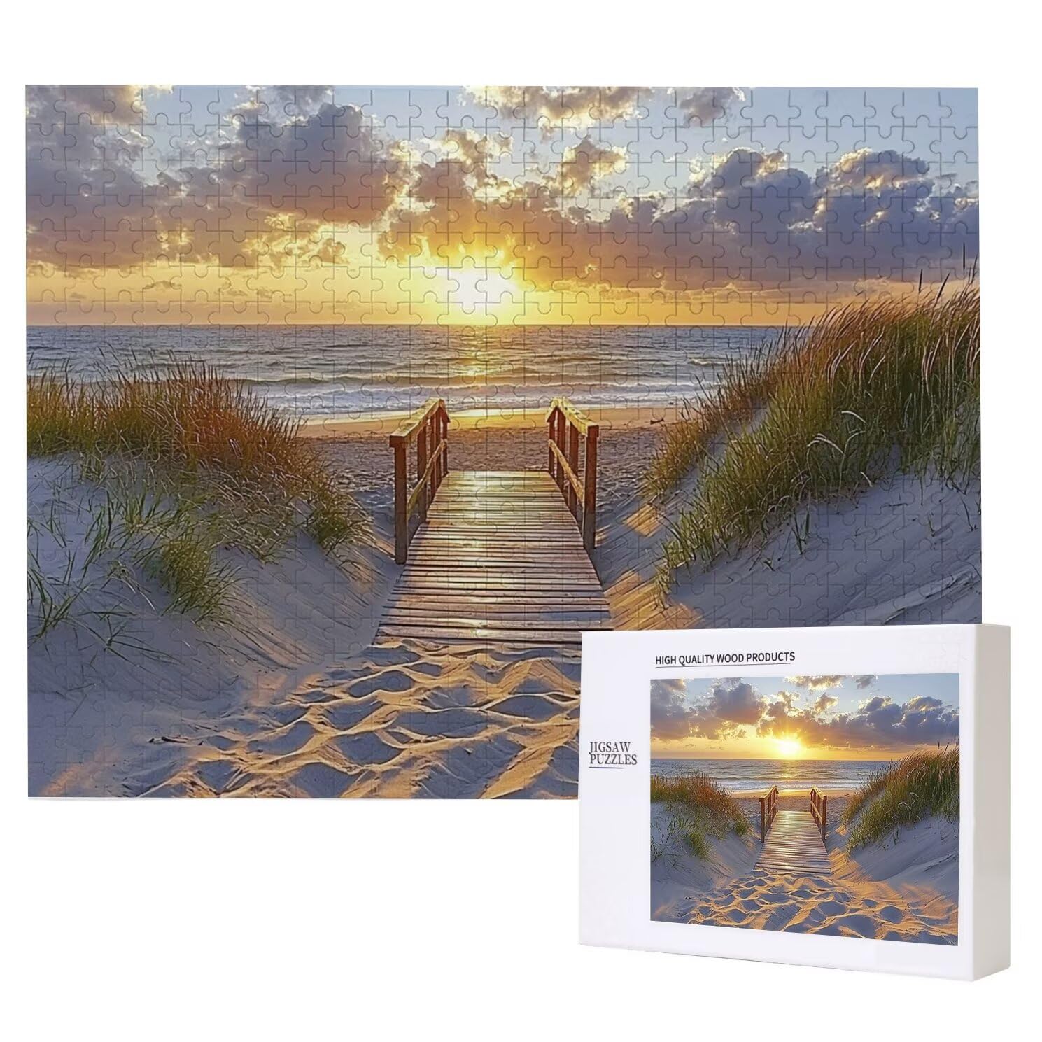 Puzzle układanki, 5000 sztuk klasycznych układanek, marina puzzle relaks inteligencja, trudne trudne puzzle dla dorosłych puzzle gra rodzinna, prezent miłość przyjaciel plaża K0F-436