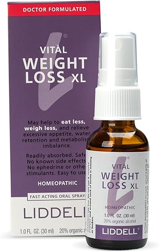 VITL Weight Loss XL Liddell Homeopático líquido 1 oz