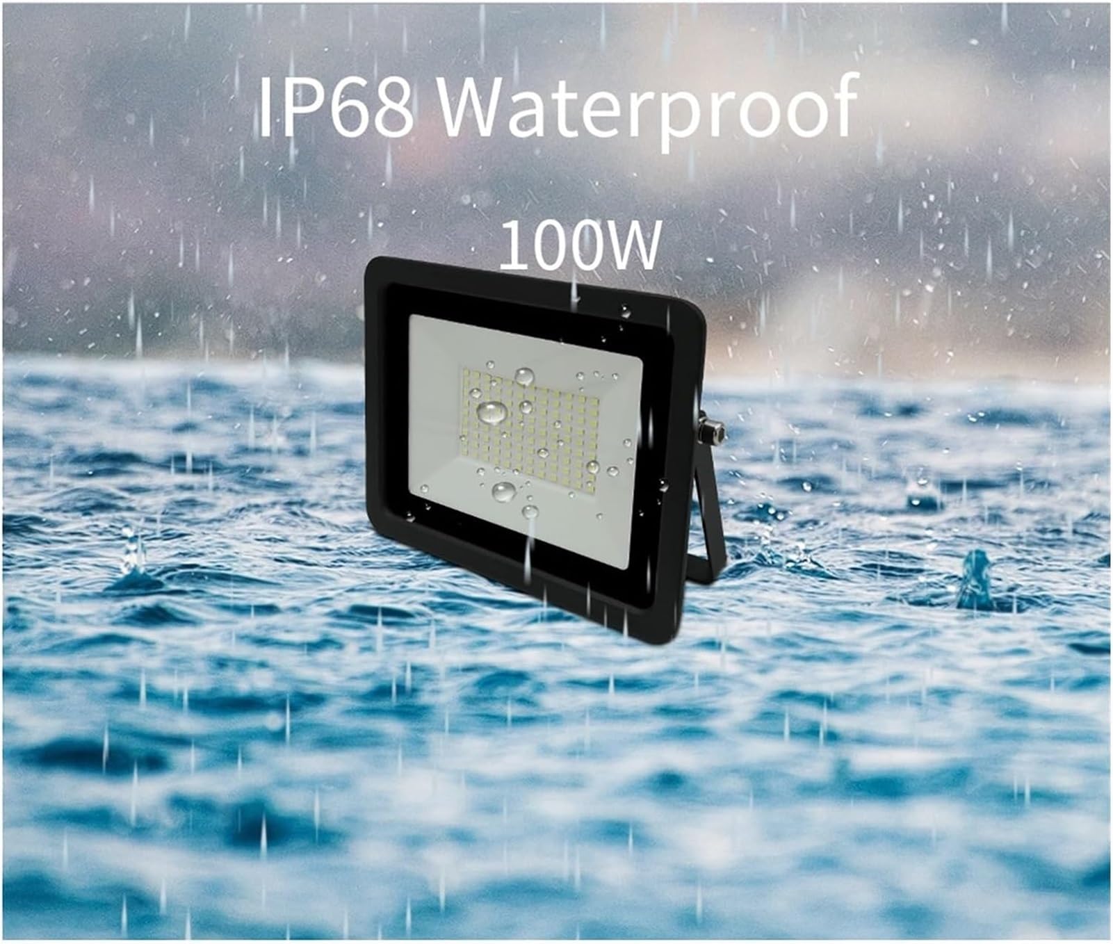 IP68 LED Solar Strahler Außen 30W Warmweiß 3000K Garten & Terrasse Beleuchtung Wasserdicht Landschaftsprojektor für Terrassen und Höfe