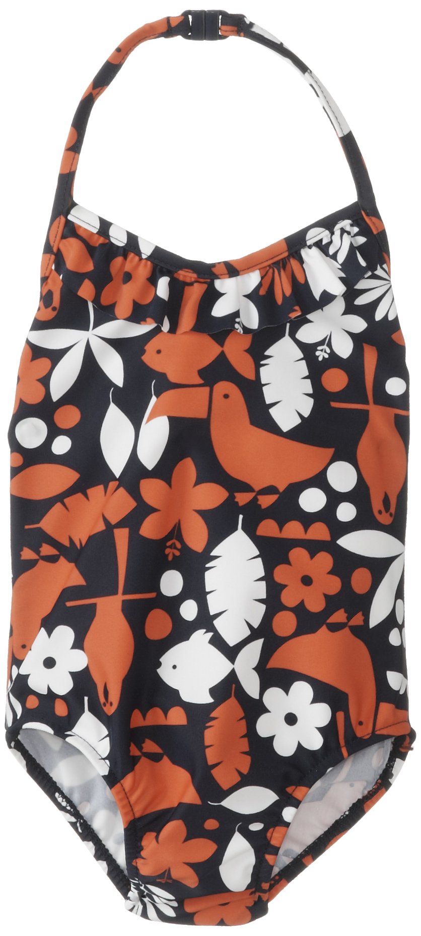 Osh Kosh Little Girls' Multi Color Printed 1 Piece Swimsuit