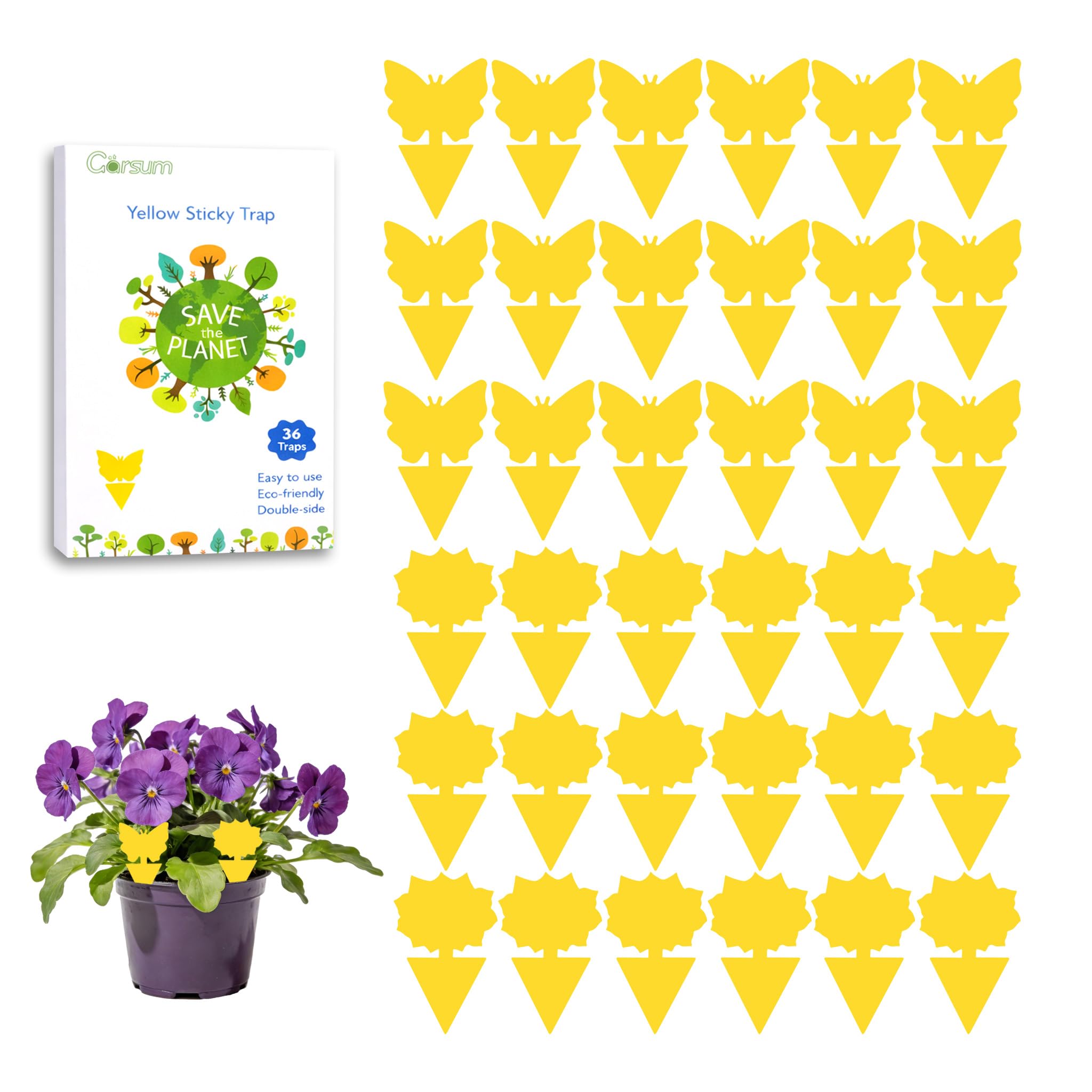 Garsum Fruit Fly Sticky Trap