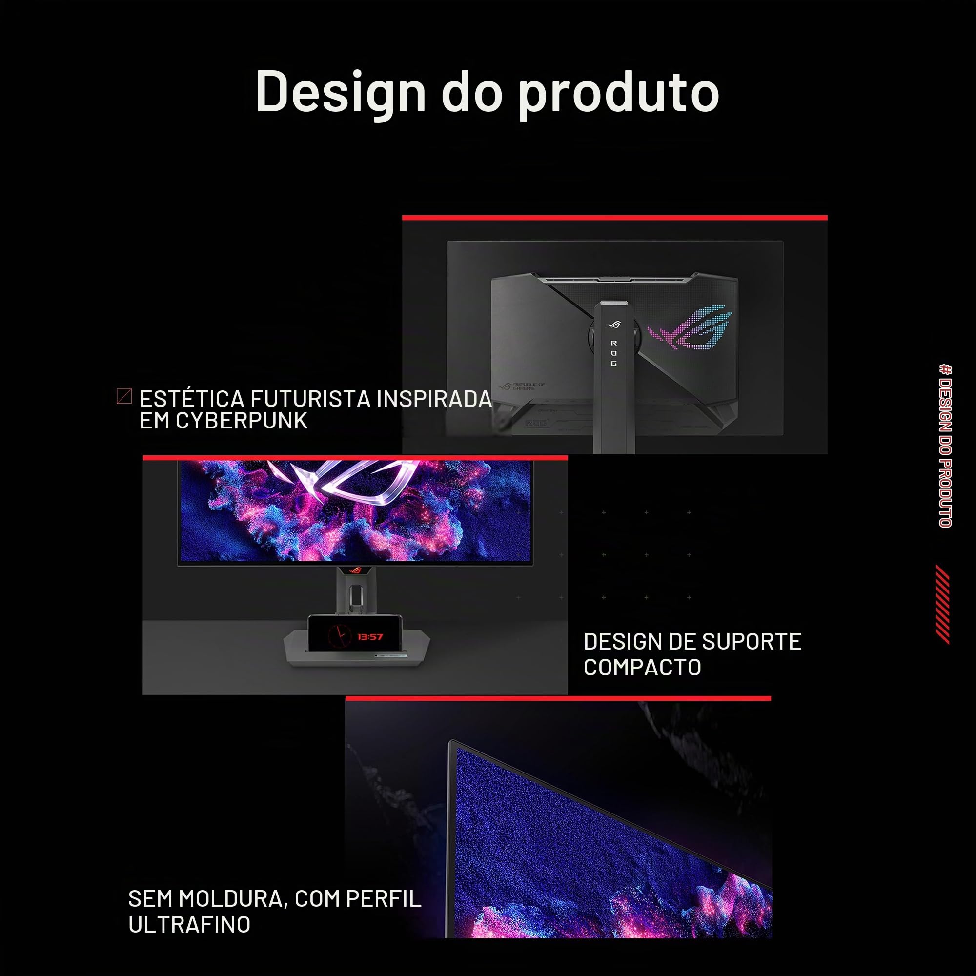 ASUS ROG Strix 27 polegadas 1440P OLED Gaming Monitor (XG27AQDMG