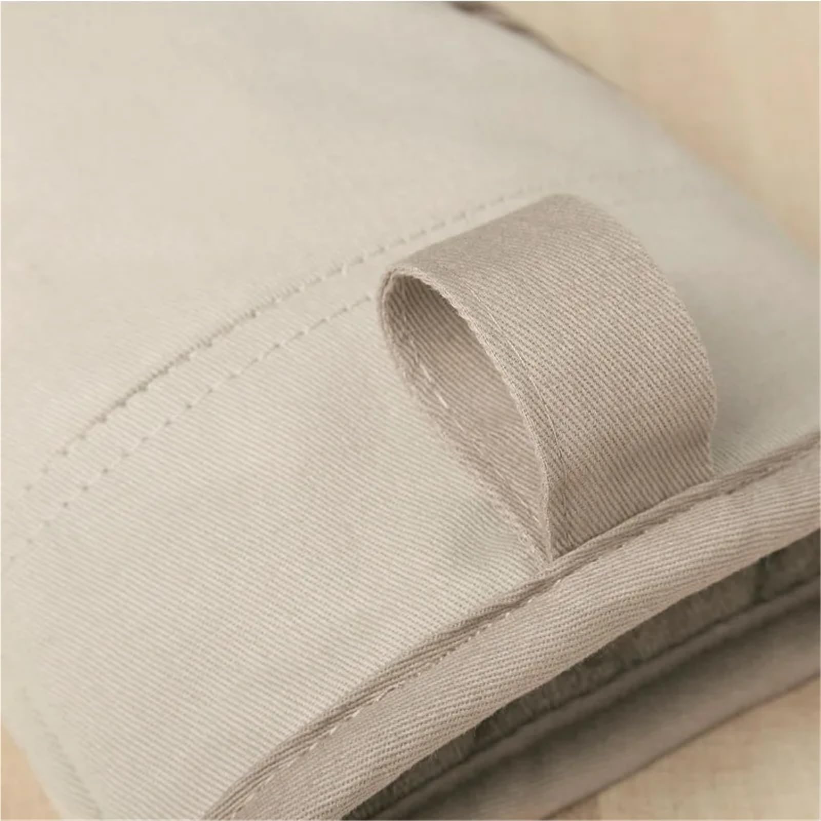 Juego de Manoplas de Horno Antideslizantes de Dos Tonos, Manoplas de Horno Beige, 5,75 "x 13", 2 Piezas for Cocina de Horno para Hornear