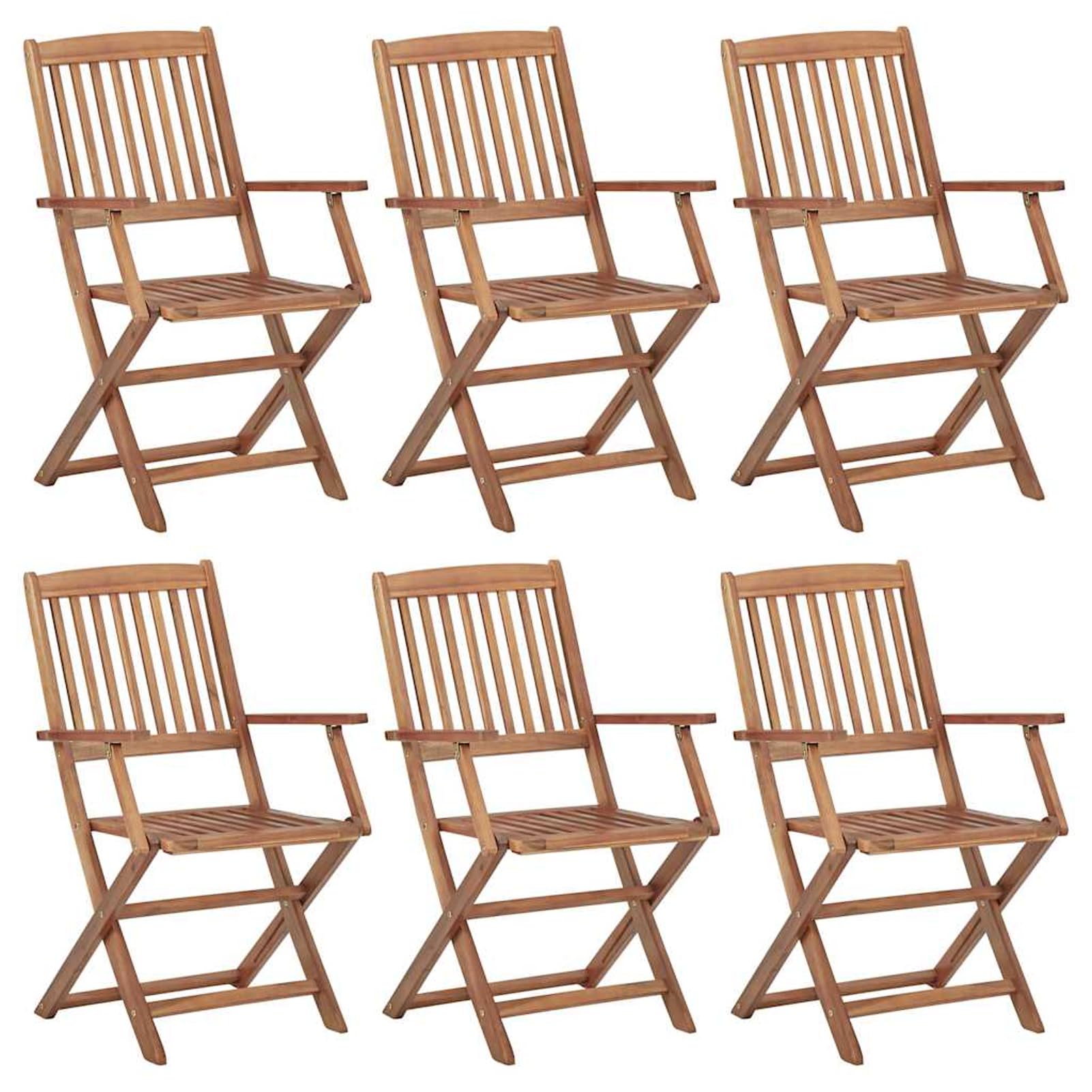 Chaises de jardin pliantes en acacia : la solution robuste contre le manque de place dehors