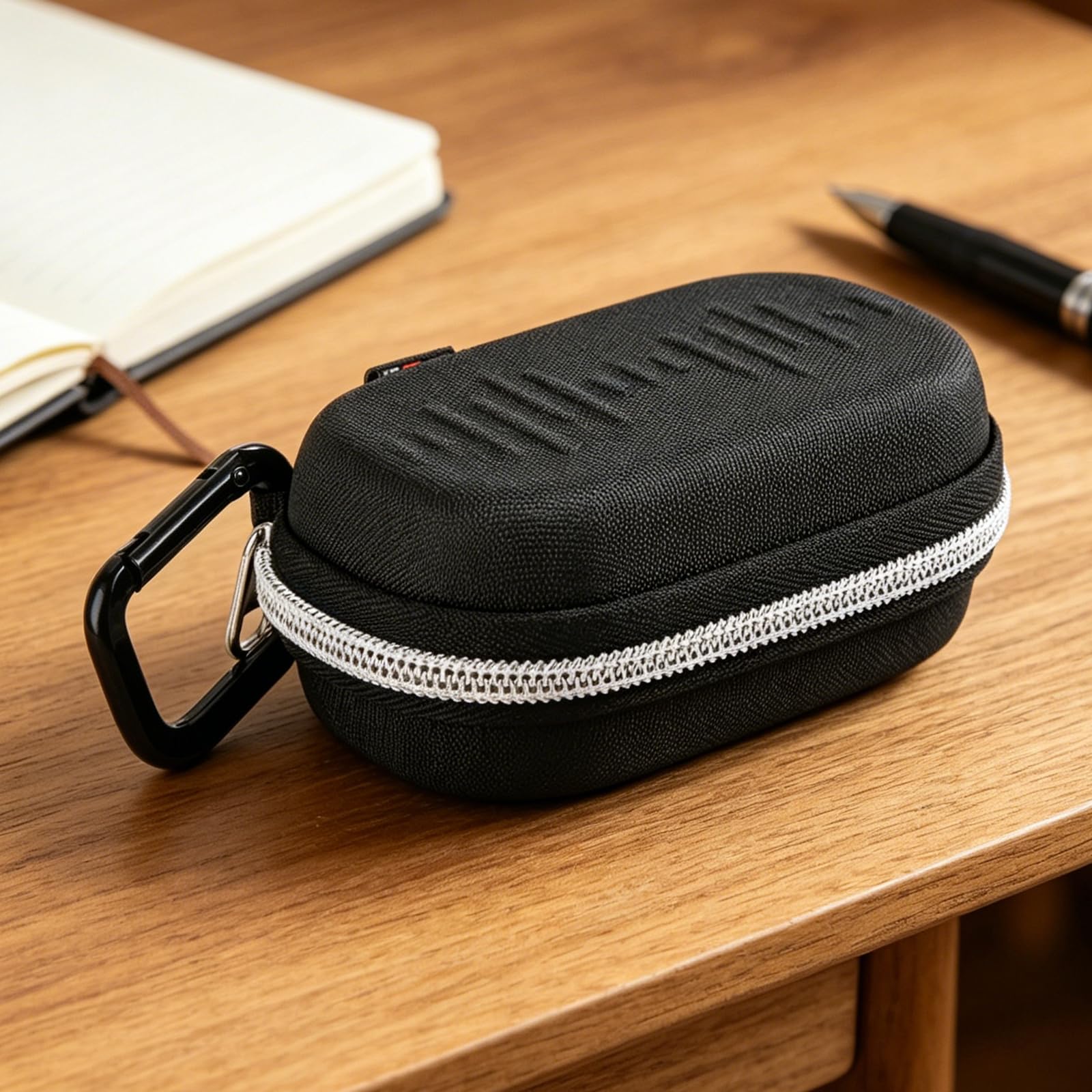 Reise-Hartschalen-Schutzhülle für Kopfhörer mit stoßdämpfender Netztasche für Ladebox und Zubehör