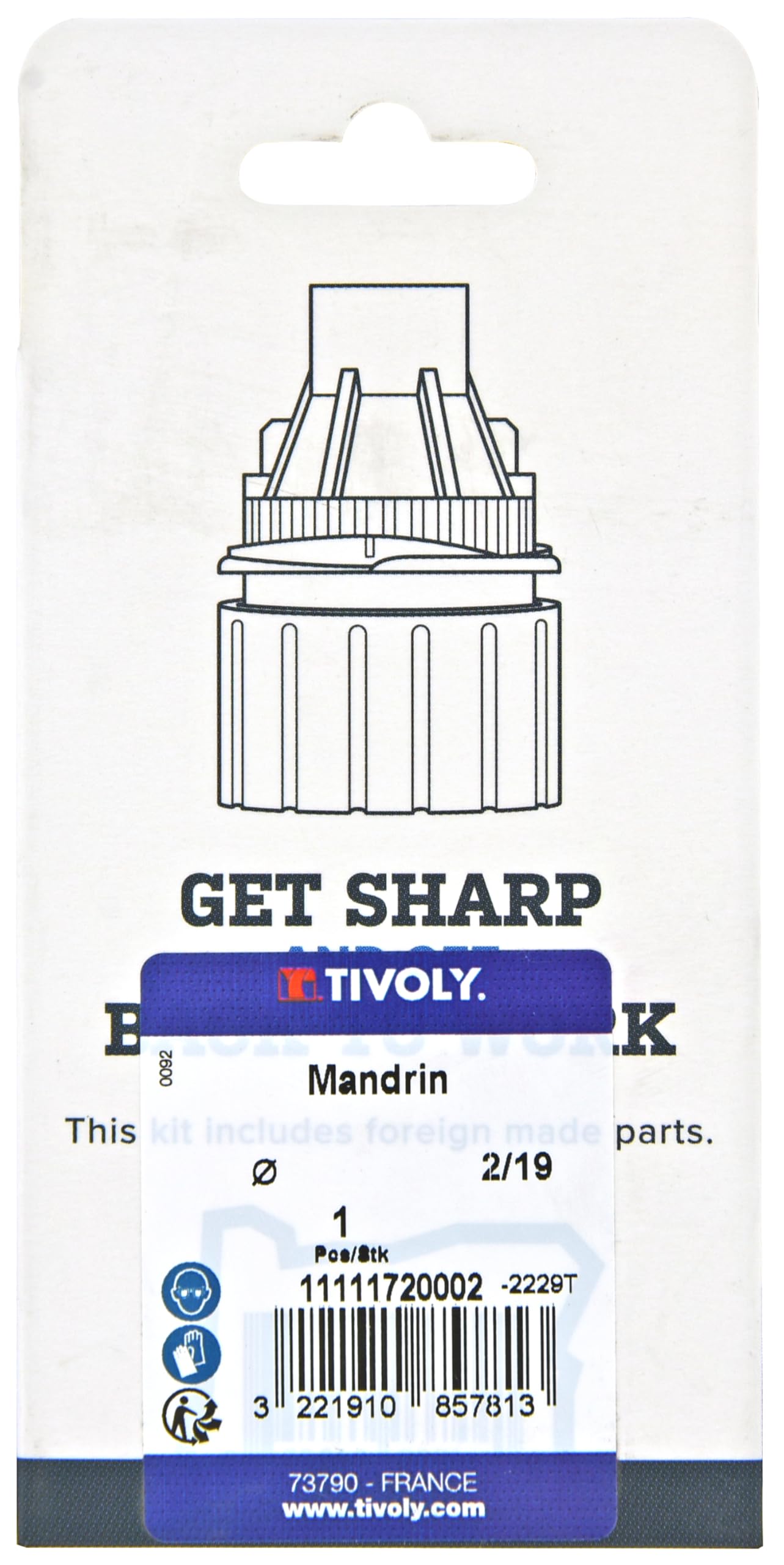 TIVOLY Drill Doctor – Mandrino, per Diametro di 2,5 a 19 mm