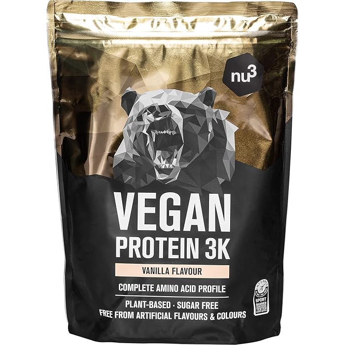 Buy nu3 Vegan Protein Powders Vanilla Protein Powder 1 Kg of 100