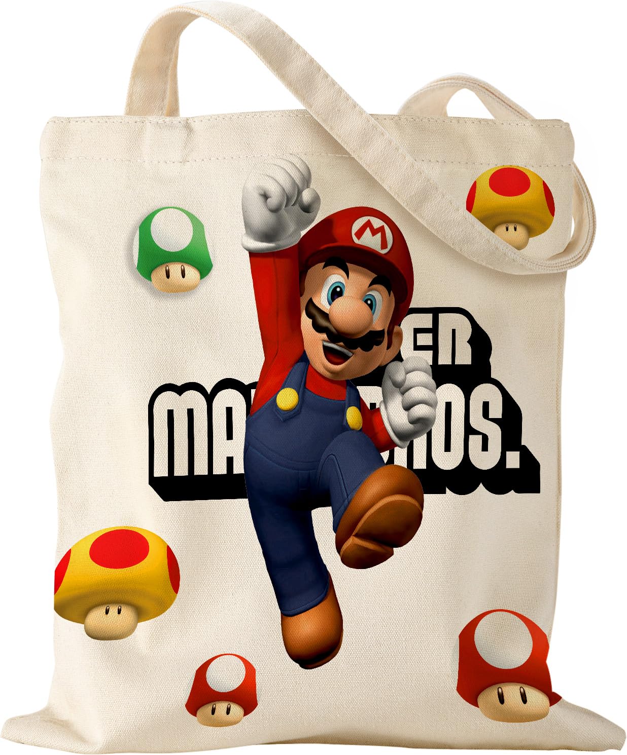 STSNano Canvas Tote Bag for Girls Women Aesthetic Cute Cartoon Inspired Gift Bags Reusable Casual Shopping Book Bag