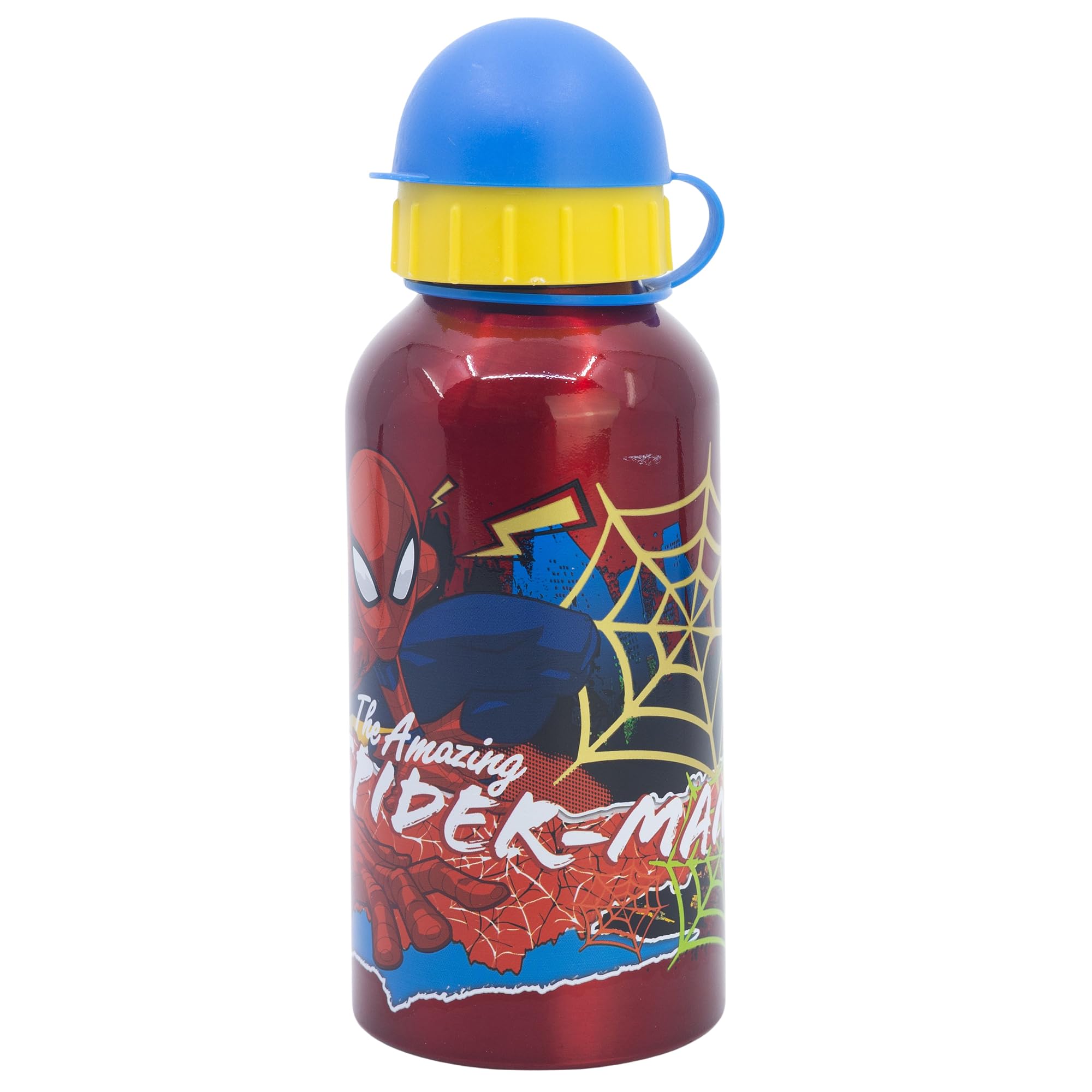 ALUMINUM SMALL BOTTLE 400 ML SPIDERMAN MOVING TARGET