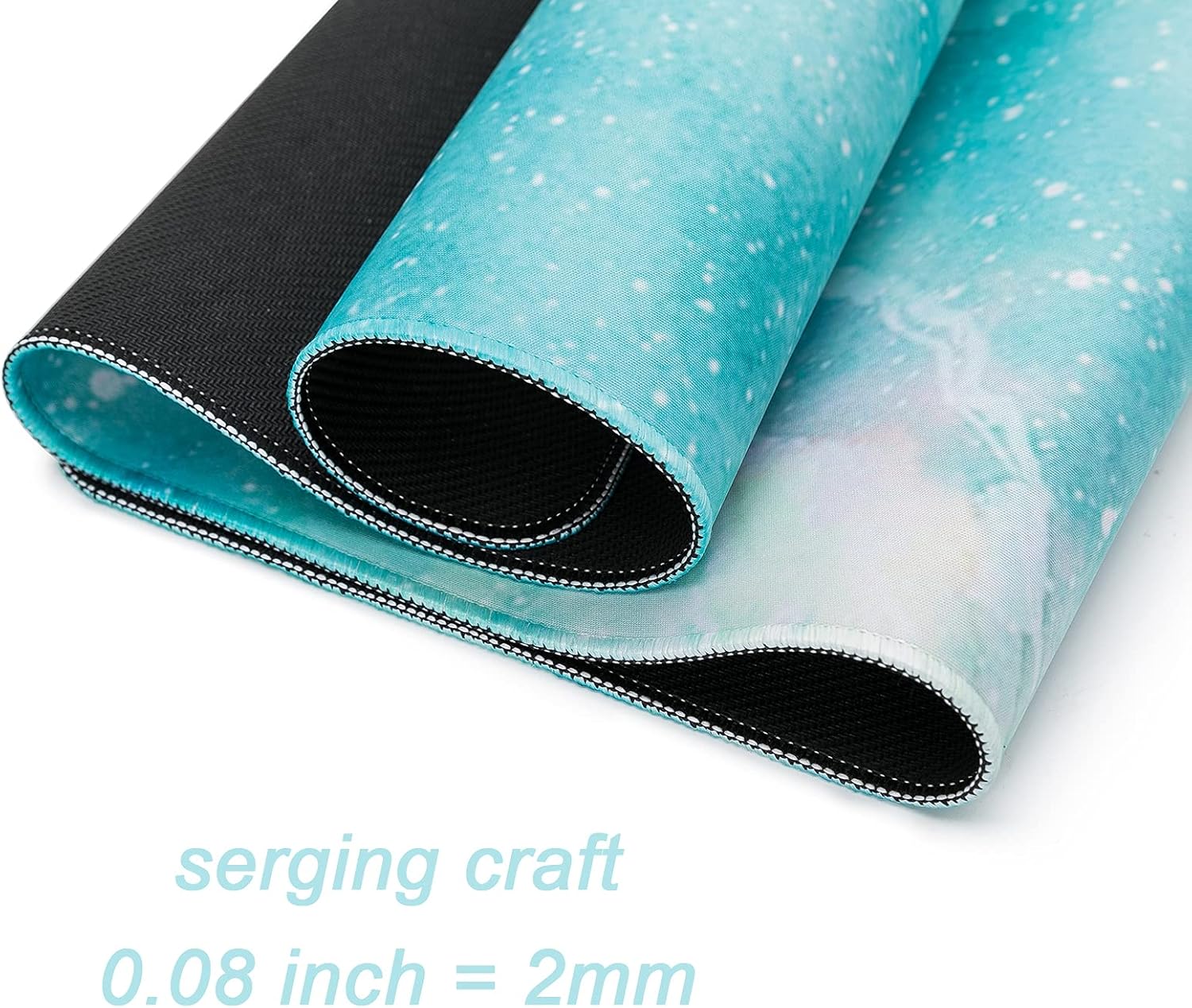 Agirlvct Desk Pad Protector,Cute Mouse Pad,Marble Office Desk Mat,Non-Slip Desk Pad for Keyboard and Mouse,Laptop Desk Leather Cover,Waterproof Writing Mat for Office Home (Light Blue,31.5" x 11.8") : Office Products