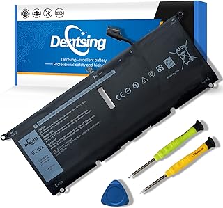 Dentsing 52Wh DXGH8 Laptop Battery for Dell XPS 13 9370 9380 7390 2019 Inspiron 13 7000 7390 7391 2-in-1 5390 5391 14 7400 7490 Latitude 3301 Inspiron 5390 5391 7400 7490 Series Notebook G8VCF P82