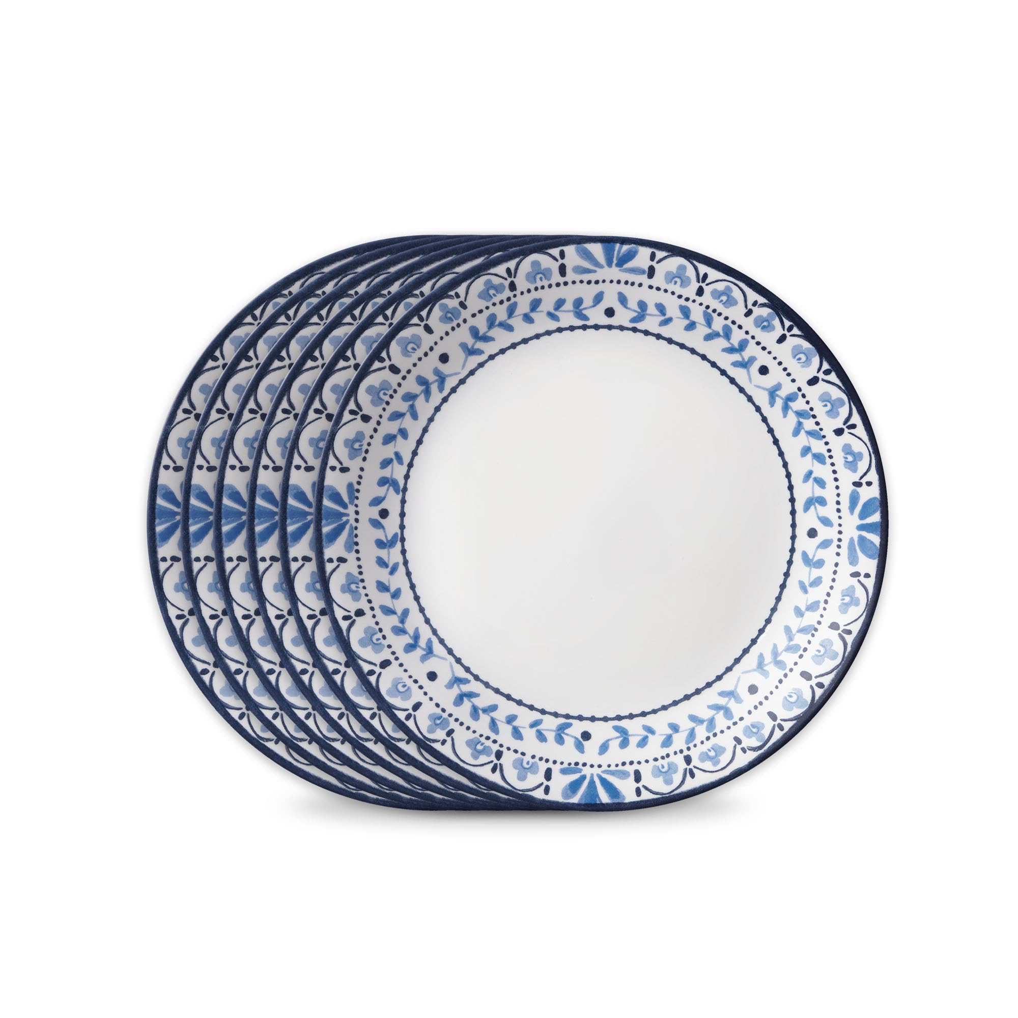 Corelle 3129B 1137568 Style Collection Talerze obiadowe, szkło, Portofino, niebieski