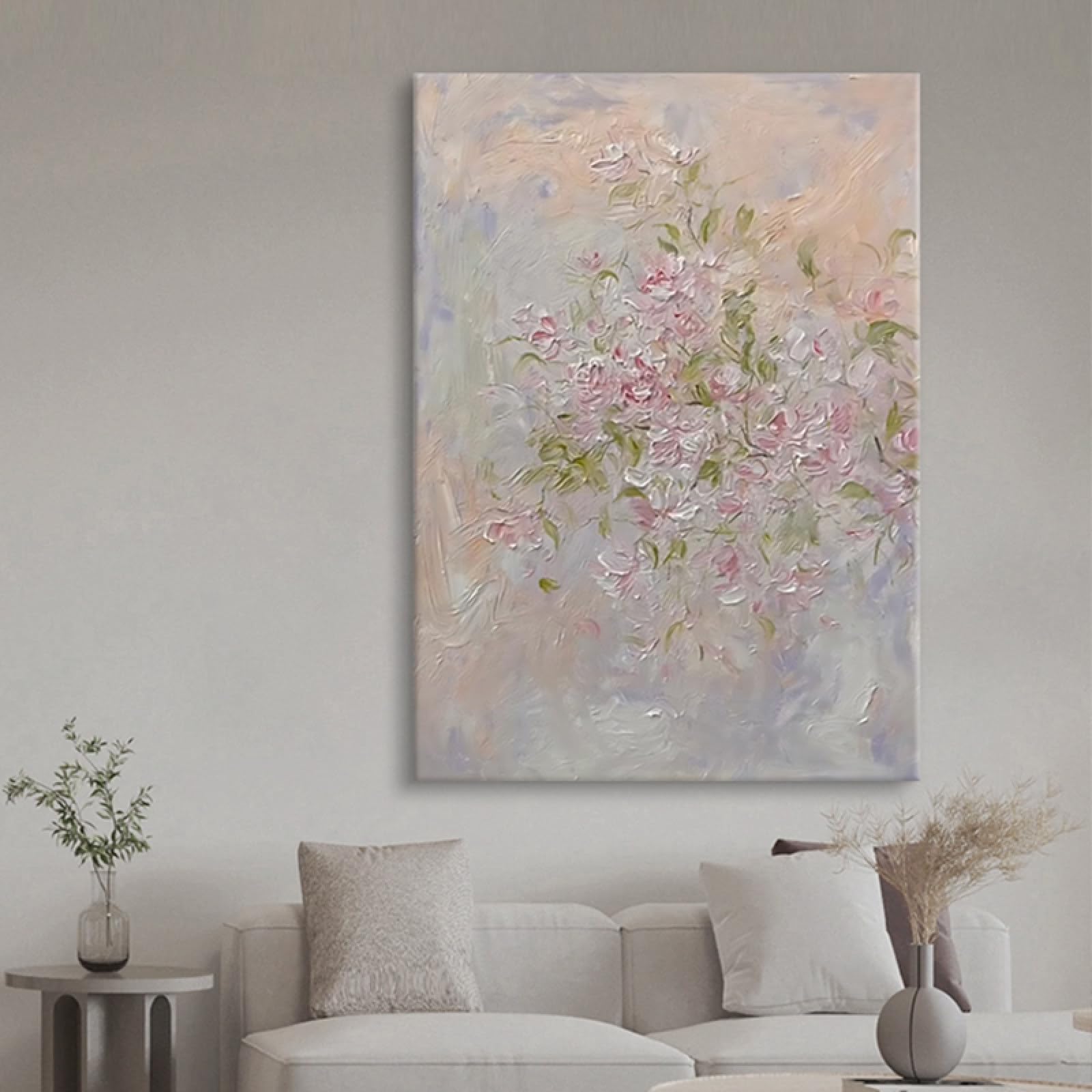 Oeuvre sur toile moderne pour sublimer un mur blanc vide